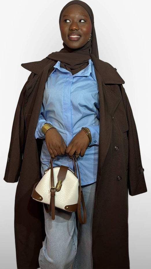 La Chemise Coton Signature – Bleu Ciel