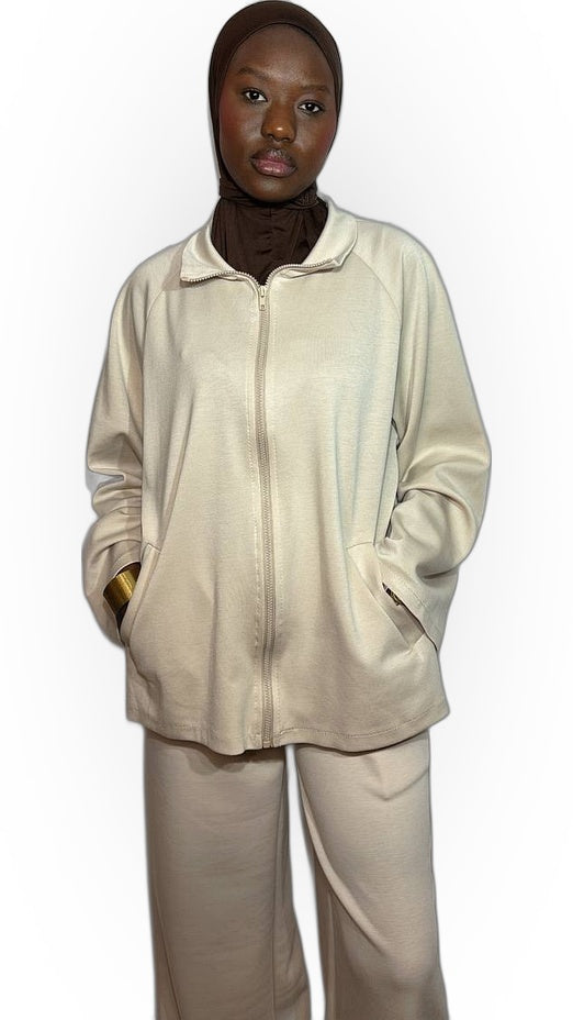 Jogging Sport Chic – Crème