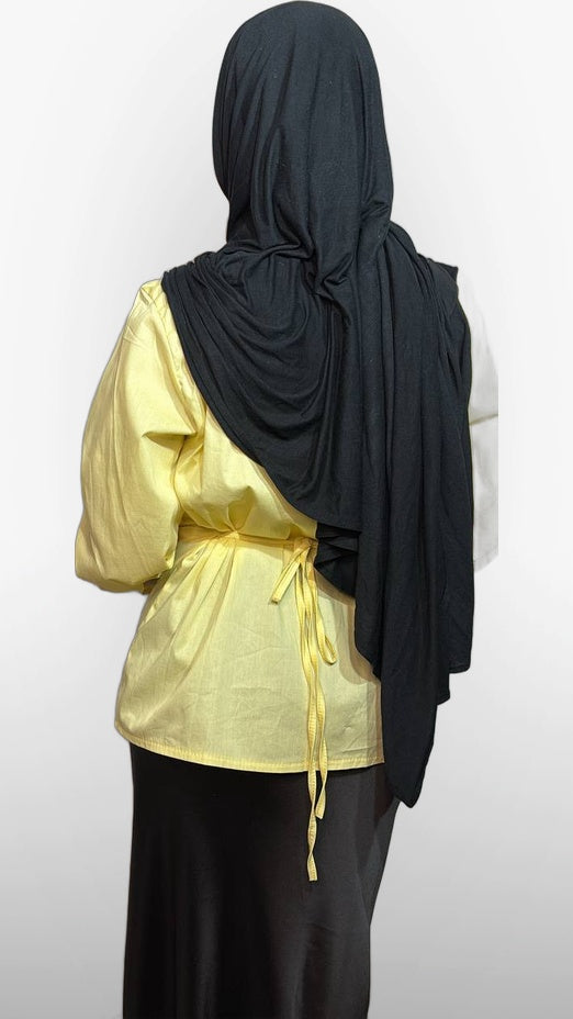 La Chemise Coton Signature – Jaune Pastel