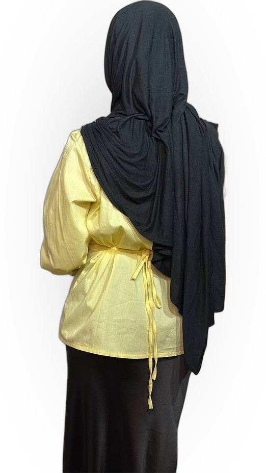La Chemise Coton Signature – Jaune Pastel