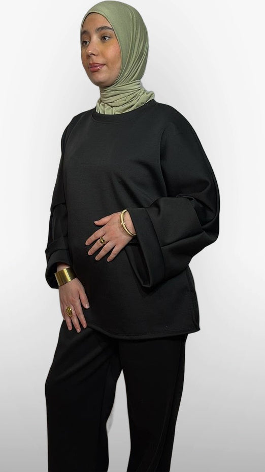 L'Ensemble Sport Chic (Version Sweat) – Noir