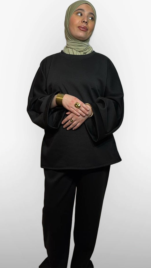 L'Ensemble Sport Chic (Version Sweat) – Noir