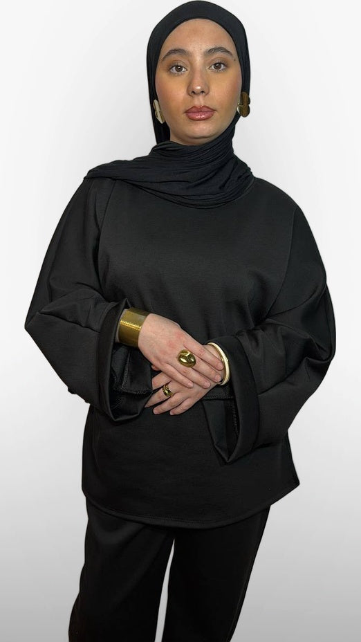 L'Ensemble Sport Chic (Version Sweat) – Noir